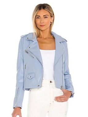 Faux Leather Moto Jacket in
High Waters by BLANKNYC